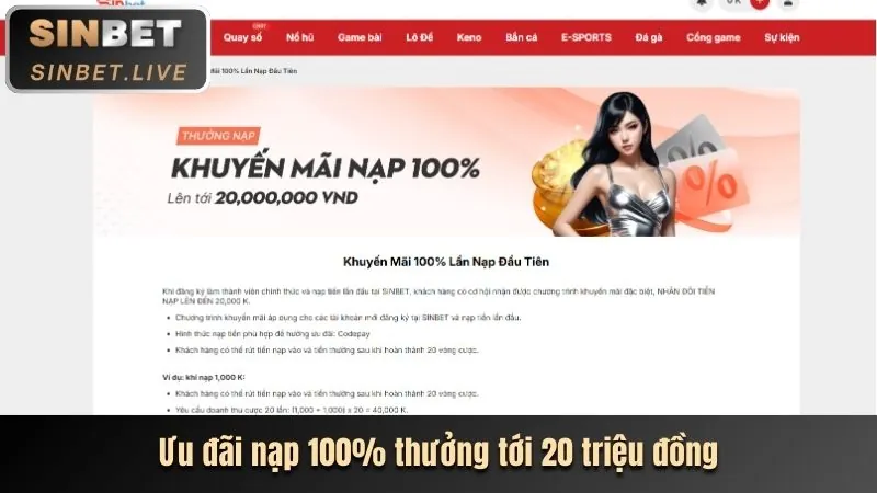 Ưu đãi chào mừng thành viên mới cwin88